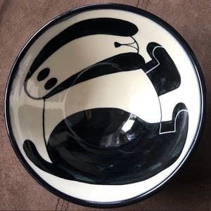 Handmade ceramic doggie bowl